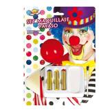 Clown set make up + neus, Ophalen of Verzenden, Nieuw