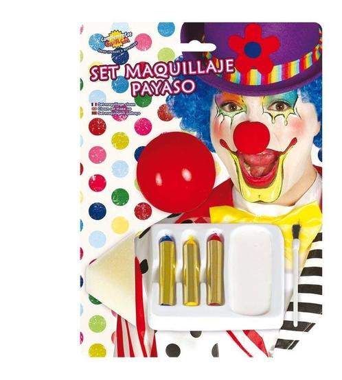 Clown set make up + neus, Kleding | Dames, Carnavalskleding en Feestkleding, Nieuw, Ophalen of Verzenden
