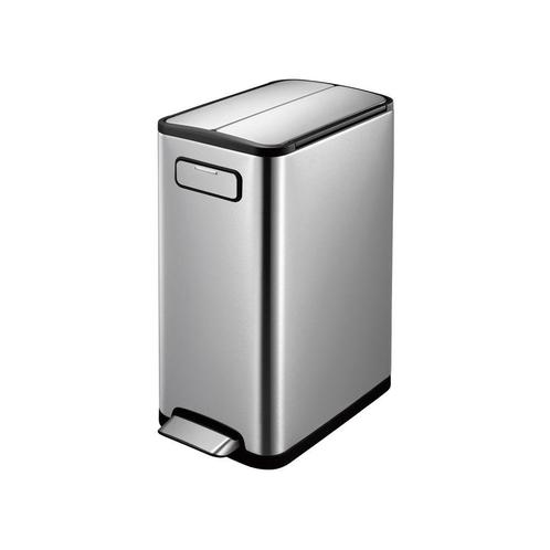 EKO Ecofly Step Bin 45 ltr - Mat RVS, Huis en Inrichting, Woonaccessoires | Prullenbakken, Nieuw, Verzenden