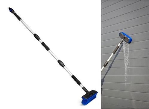 Shine Telescopische wasborstelset - 4 Delig - Voor op de, Huis en Inrichting, Schoonmaakartikelen, Verzenden
