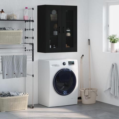 vidaXL Hangkast 69,5x34x90 cm zwart, Huis en Inrichting, Kasten | Buffetkasten, 25 tot 50 cm, Nieuw, Overige houtsoorten, Minder dan 100 cm