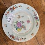 Rococo-stijl famille rose bord, maagd Pompadour bloem -, Antiek en Kunst