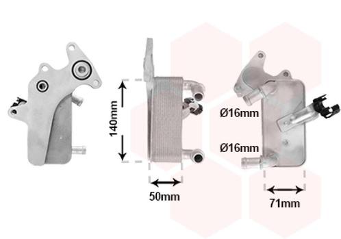 OLIEKOELER VOOR SKODA FABIA 2014-2021 09G409061E, Auto diversen, Auto-accessoires, Nieuw, Ophalen of Verzenden
