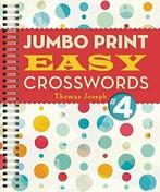 Jumbo Print Easy Crosswords 4 (Large Print Crosswords)., Zo goed als nieuw, Verzenden