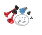 Luchthoornset 12 V tweetonig (met compressor), Ophalen of Verzenden, Nieuw, Motor en Techniek, Zeilboot of Motorboot