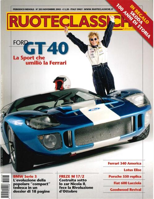 2005 RUOTECLASSICHE MAGAZINE 203 ITALIAANS, Boeken, Auto's | Folders en Tijdschriften