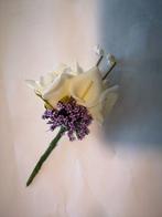 Corsage CallaPick met Lila FB Maatwerk corsage, Ophalen of Verzenden, Nieuw