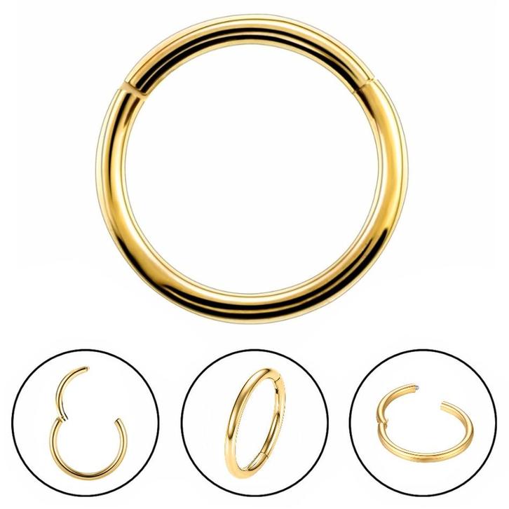 Fako Bijoux - Chirurgisch Stalen Ring Piercing - Diameter, Sieraden, Tassen en Uiterlijk, Piercings, Verzenden