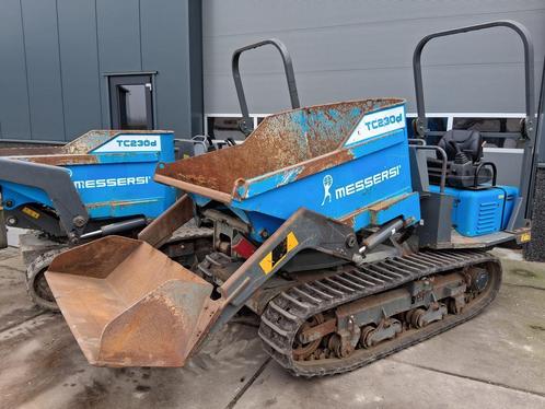 Messersi TC230D rupsdumper met schepbak en draaikrans, Zakelijke goederen, Machines en Bouw | Kranen en Graafmachines, Ophalen
