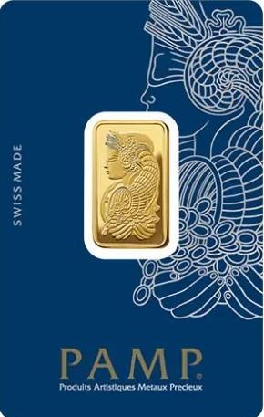 10 Gram goudbaar - Pamp Suisse - Lady Fortuna, Postzegels en Munten, Edelmetalen en Baren, Goud, Verzenden