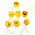10 Gelukspoppetjes Emoji aan koord, Verzenden, Nieuw, Materiaal