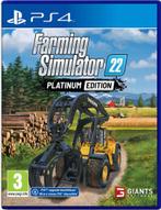 Playstation 4 Farming Simulator 22 - Platinum Edition, Spelcomputers en Games, Games | Sony PlayStation 4, Verzenden, Zo goed als nieuw