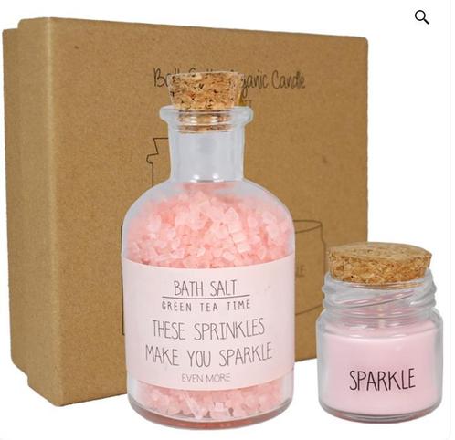 My flame Spa giftbox These sprinkles make you sparkle, Sieraden, Tassen en Uiterlijk, Uiterlijk | Lichaamsverzorging, Nieuw, Ophalen of Verzenden