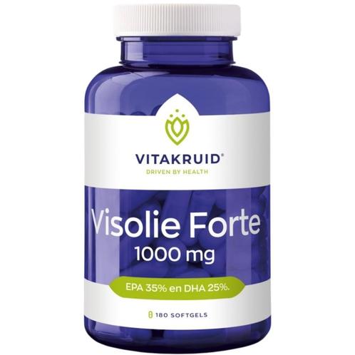Vitakruid Visolie Forte 1000mg - 90 Softgels 90pcs, Sieraden, Tassen en Uiterlijk, Uiterlijk | Haarverzorging, Overige typen, Nieuw