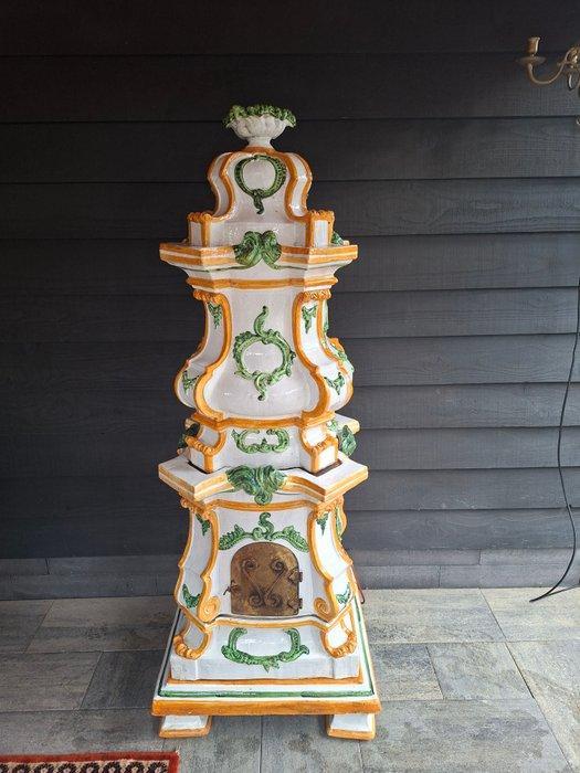 Kachel - Faience - antieke kachelofen, Antiek en Kunst, Antiek | Meubels | Stoelen en Banken