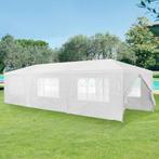 Paviljoen partytent met 8 zijwanden 9x3x2,55 m wit, Verzenden, Nieuw