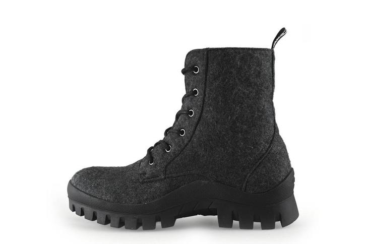 Fabs Veterboots in maat 39 Grijs, Kleding | Dames, Schoenen, Grijs, Zo goed als nieuw, Overige typen, Verzenden