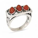 Barnsteen - Zilver - Ring - Baltische barnsteen