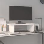 vidaXL Monitorstandaard 50x27x15 cm massief grenenhout wit, Computers en Software, Verzenden, Nieuw