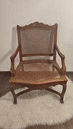 RARE - Fauteuil - Hout, Rattan, cannage - Zeer grote, Antiek en Kunst