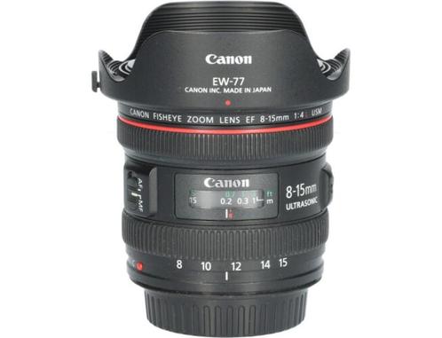 Canon EF 8-15mm f/4.0L USM Fisheye met garantie, Audio, Tv en Foto, Fotografie | Lenzen en Objectieven, Groothoek Fisheye-lens