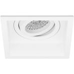 Spot Armatuur GU10 - Inbouwspot - Pragmi Domy Pro - Vierkant, Metaal of Aluminium, Nieuw, Ophalen of Verzenden, Led