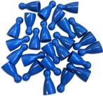 Plastic Spel Pionnen 12x24mm Blauw (100 stuks) | Spellenrijk, Hobby en Vrije tijd, Gezelschapsspellen | Bordspellen, Verzenden