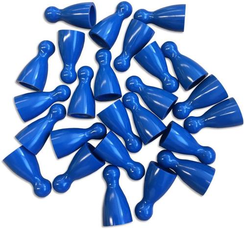 Plastic Spel Pionnen 12x24mm Blauw (100 stuks) | Spellenrijk, Hobby en Vrije tijd, Gezelschapsspellen | Bordspellen, Nieuw, Verzenden