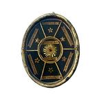 Reliekhouder - Brons, Glas, Textiel - 1850-1900 - 7 Heiligen