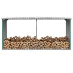 Haardhoutschuur Groen 330cm | Retourdeal | 35% Korting, Ophalen of Verzenden, Nieuw, Metaal, Overige typen