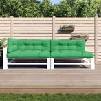 vidaXL Palletkussens 5 st stof groen, Huis en Inrichting, Woonaccessoires | Kussens, Verzenden, Nieuw, Groen