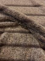 Spectaculaire snit van zeer zachte, gestreepte bontjas in