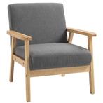 TRUUSK Oorfauteuil, Loungestoel Met Armleuningen, Eetkamerst, Huis en Inrichting, Stoelen, Verzenden, Nieuw