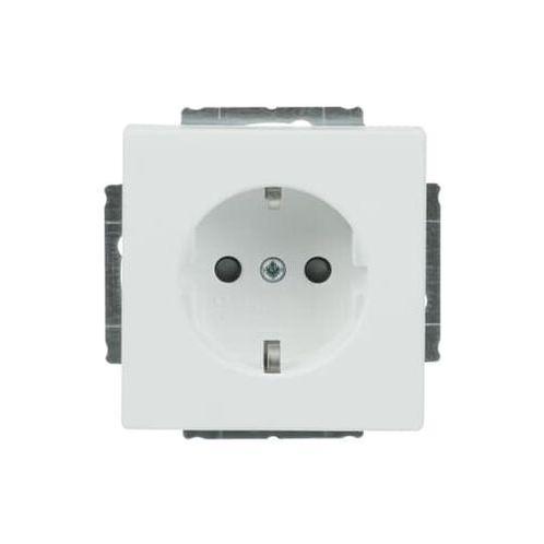 Busch Jaeger Future Linear 1V wandcontactdoos met randaarde, Doe-het-zelf en Verbouw, Elektra en Kabels, Nieuw, Ophalen of Verzenden