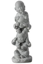 MONK ON SHOULDERS POLY GREY, Tuin en Terras, Tuinwanddecoratie, Verzenden, Nieuw