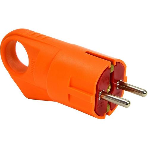 Schuko Stekker - Velis - Spatwaterdicht IP44 - Randaarde -, Doe-het-zelf en Verbouw, Elektra en Kabels, Nieuw, Ophalen of Verzenden