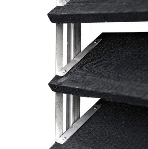 Set Flex Fence draaibare lamellen 165cm rvs, Doe-het-zelf en Verbouw, Hang- en Sluitwerk