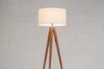 Rietveld Vloerlampen - Bruin, Beige, Zand - Stof, Metaal, Verzenden, Nieuw