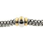 Fope bicolor gouden mesh schakelcollier (Ketting), Sieraden, Tassen en Uiterlijk, Ophalen of Verzenden, Gebruikt, Overige kleuren