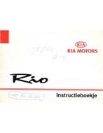 2001 KIA RIO INSTRUCTIEBOEKJE DUITS, Auto diversen, Handleidingen en Instructieboekjes