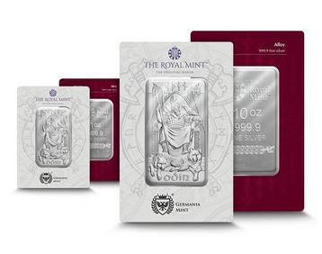 1oz Silver, Norse God Odin, 1 ounce zilveren baar beschikbaar voor biedingen