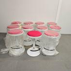 Miunn verstelbare kruk - roze stof, Ophalen of Verzenden, Nieuw