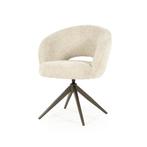 Stoel Eleonora ALISSA Beige *NIEUW* Eetkamerstoel, Overige kleuren, Nieuw, Stof, Eén