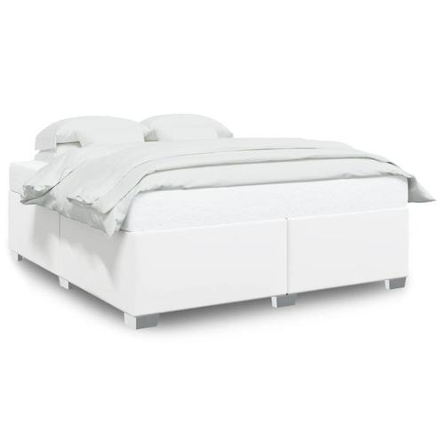 Wit Bed 200x200 - Comfortabel Slapen | Retourdeal (bedframe), Huis en Inrichting, Slaapkamer | Bedden, Overige maten, 200 cm, Wit