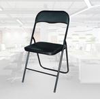 2dekans | BRASQ Klapstoel Zwart - Vouwstoel - Opvouwbare, Huis en Inrichting, Tafels | Eettafels, Ophalen of Verzenden, Zo goed als nieuw