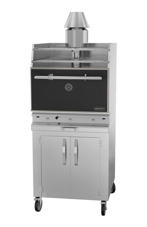 GGM Gastro | Charcoal - houtskooloven - zwart |, Zakelijke goederen, Horeca | Keukenapparatuur, Nieuw in verpakking, Ovens, Magnetrons en Steamers