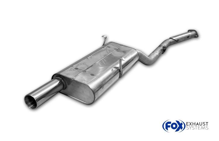 FOX BMW E30 316i/318i Sedan/Cabriolet Achterdemper - 1x80 Ty, Auto-onderdelen, Uitlaatsystemen, Nieuw, Verzenden