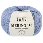 Lang Yarns Merino 150 - 134 licht jeansblauw - Merinowol G, Hobby en Vrije tijd, Breien en Haken, Ophalen of Verzenden, Nieuw