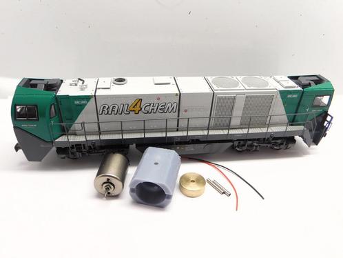 micromotor HME003F ombouwset Mehano Vossloh G 2000, Hobby en Vrije tijd, Modeltreinen | H0, Gelijkstroom, Overige typen, Nieuw