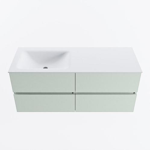 MONDIAZ VICA 120cm badmeubel onderkast Greey 4 lades., Doe-het-zelf en Verbouw, Sanitair, Bad, Nieuw, Ophalen of Verzenden